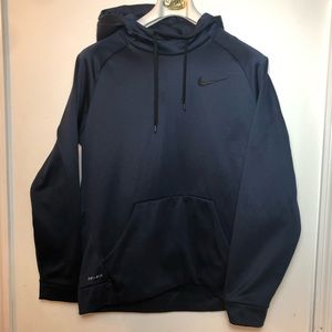 Navy Blue L Nike Dri Fit Hoodie